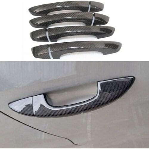 Real Carbon Fiber Door Handle Covers Fit For Volkswagen Golf 6 VW GOLF 6