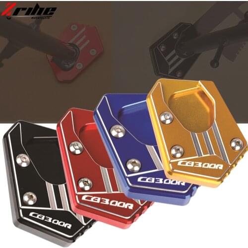 For HONDA CB300R CB 300 R CB300 R CB 300R 2018 2019 2020 2021 Motorcycle CNC Stands Kickstand Side Stand Extension Pad Plate