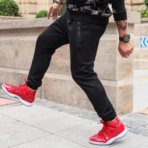 Extra XL Large Size Elastic Waist Sweatpants Fat Man Ankle-Tied Stretch Sports Pants Plus Size Mens Clothing
