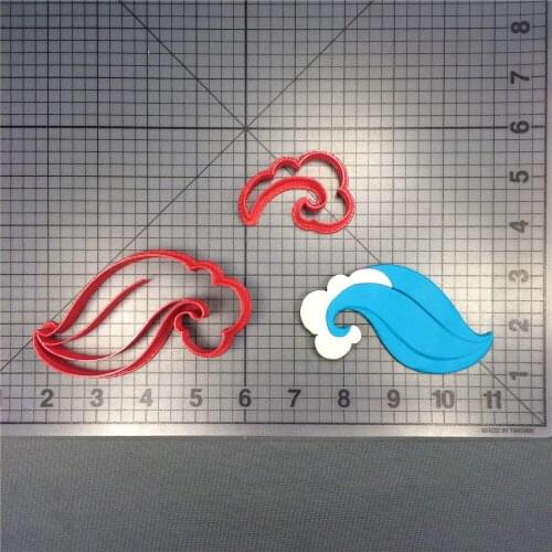 Cookie Moulds Cookie Cutter Pastry Mold Patisserie Christmas Pastry Mold Cake Decorating Tools Kitchenware Sea Wave Flower