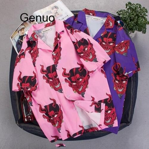 Мужские рубашки с коротким рукавом Genuo China At AliExpress