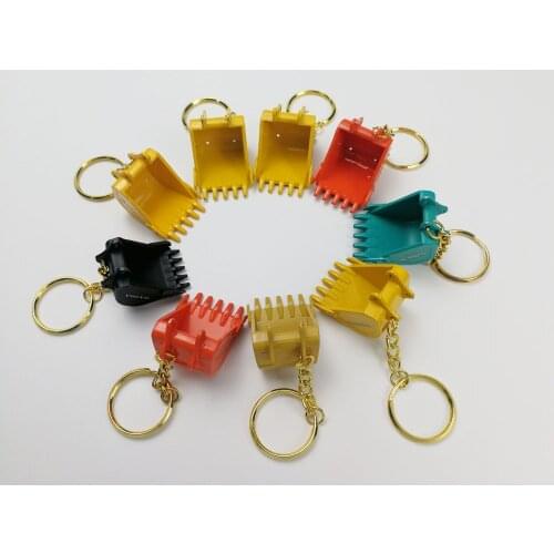 Metal Bucket Keyring With Many Brands Toys