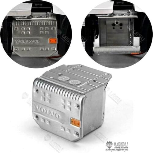 LESU Exhaust Tank Side Marker Lights Metal for RC 1/14 VOL FH16 Tractor Truck TH15165-SMT3