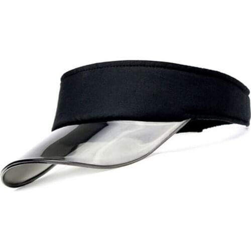 New Summer UV Plastic Visor Sun Hats Women Outdoor Clear Dealer Tennis Beach Hat Protection Snapback Caps
