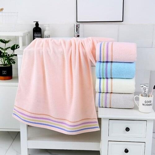 Drop Shipping New Bath Towel Cotton Shower Towels Home Bathroom Hotel Adults Toalha de banho Serviette de bain