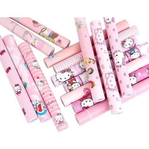 Kids room wallpaper cartoon characters self-adhesive 3d wall sticker 45cm*10m pvc wall paper