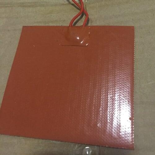 75x95mm 220v 15w silicone riscaldatore letto con 3m adhesive heat heater 3d stampante heating element Engine Oil Pan Heater