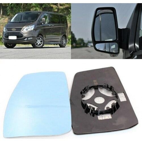 Blue mirror For Ford Tourneo 2016-2017 Side View Door Mirror Blue Glass With Base Heated turn single lamp
