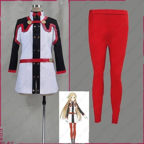 Sword Art Online Ordinal Scale Cosplay Yuuki Asuna Costume