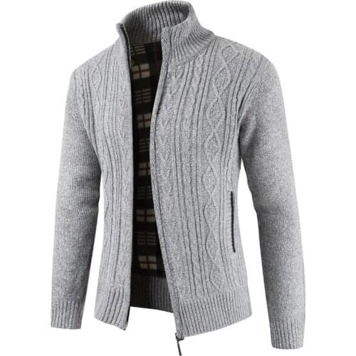 Slim Knit Mens Cardigan Colorful Sweater Mens Sweater New 2021 Spring Autumn Fashion Brand Casual Sweater Stand Collar Striped