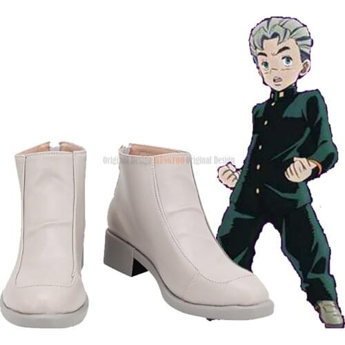 Hirose Koichi Shoes Cosplay JoJos Bizarre Adventure Koichi Hirose Cosplay Boots Custom Made Shoes for Unisex