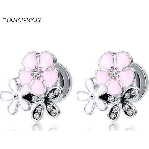 TIANCIFBYJS Stainless Steel Flower Ear Tunnels Plugs Gauges Stretcher Screw Piercing Body Jewelry Earring Expander 70pcs 6-18mm