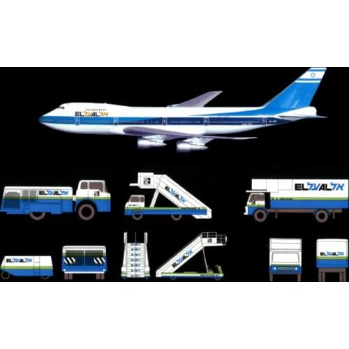 Israel EL AL Airlines Travel Tourism Airport Equipments Retro Vintage Kraft Poster Canvas Painting Wall Sticker Home Decor Gift