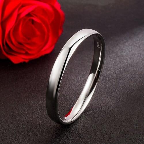New Charm 100% 925 Sterling Silver Bracelet Women Simp 8MM Solid Silver Bangle Diameter 60-65 MM Fashion Fine Jewelry Gift