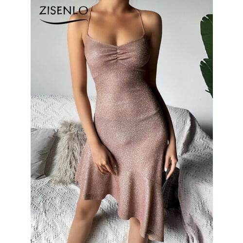 Деловые летние платья ZISENLO China At AliExpress