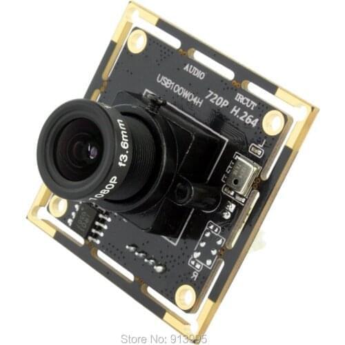 1.0 megapixel 720p HD CMOS OV9712 H.264 Industrial Wide Angle Usb Camera Module for barcodes scanner, QR codes