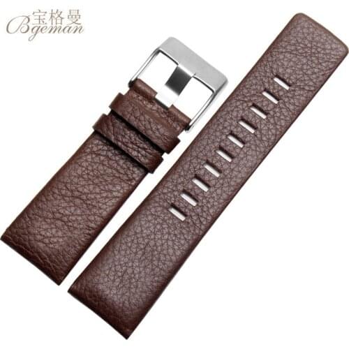 20/24 / 26/27 / 28/30mmLeather strap alternative diesel DZ7313 DZ7322 DZ7257 watch pin, strap, black belt man, free postage