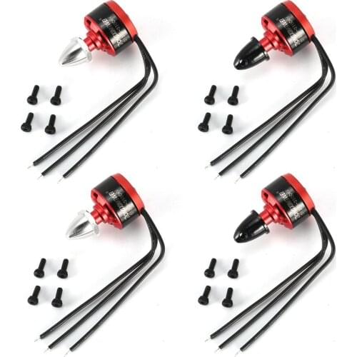 4Pcs CW CCW D1806 2280KV 2-3S Electric Brushless Motor for 250 260mm RC Racing Drone Quadcopter Multicopter Aircraft