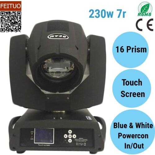 8pcs/lot Clay Paky 230w 7r Sharpy Moving Head Beam Light Zoom Effects Martin Stage Light DMX512 Disco Beam Moving Heads