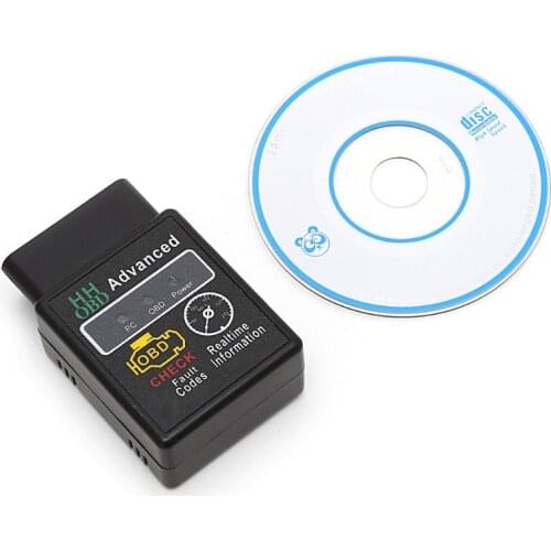 ELM327 V2.1 OBD 2 OBD-II Car Auto Bluetooth-compatible Diagnostic Interface 40GF
