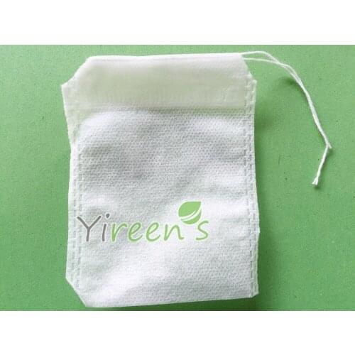 Free shipping! 100pcs/lot 80 X 100mm Empty tea bags, Non-woven Fabric, Single string bag, Herbal Plant powder bags