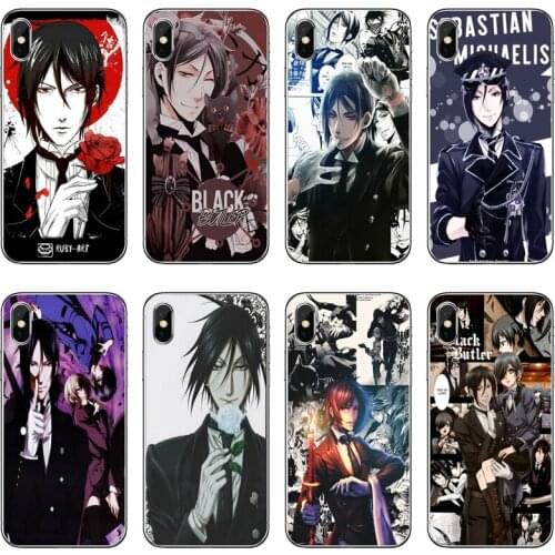 Anime Butler Kuroshitsuji Accessories Phone Case For Xiaomi Mi 11 Note 10 10T 9 9T 8 Pro A2 Lite A3 A1 Poco F1 F2 M3 X3 NFC