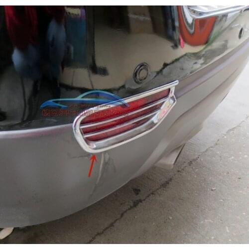 For Chevrolet CAPTIVA 2008-2014 ABS Chrome rear fog lamps decorative frame anti-scratch protection car accessories