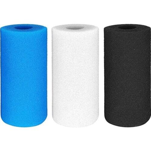 Swimming Pool Filter Impurity Absorption Grease Purifier Sponge Column Reusable Washable Sponge Filter 100X200mm LBShipping