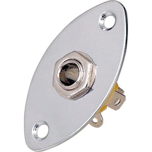 Electric Guitar Jack Plate Guitar Bass Jack Plug Socket for Electric Guitar