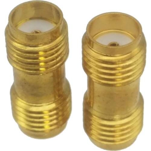 1Pcs SMA female to SMA female jack in series RF coaxial adapter connector For Radio Antenna