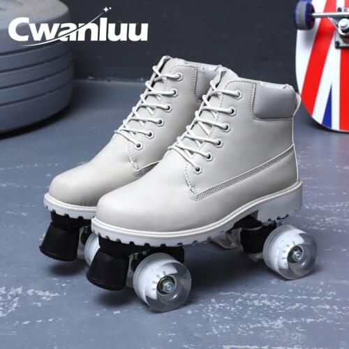 Summer Skate Shoes Woman 7 Colors Roller Skates Professional 4 Wheel Rollerblading Patines Outdoor Sneakers For Children Man