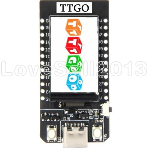 ESP32 WiFi And Bluetooth Module Development Board T-Display For Arduino 1.14 Inch LCD Control Board