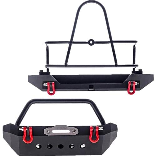 Metal Front Rear Bumper for Axial SCX10 90046 90047 D90 D110 for TRX4 1/10 RC Crawler Car Modification Parts