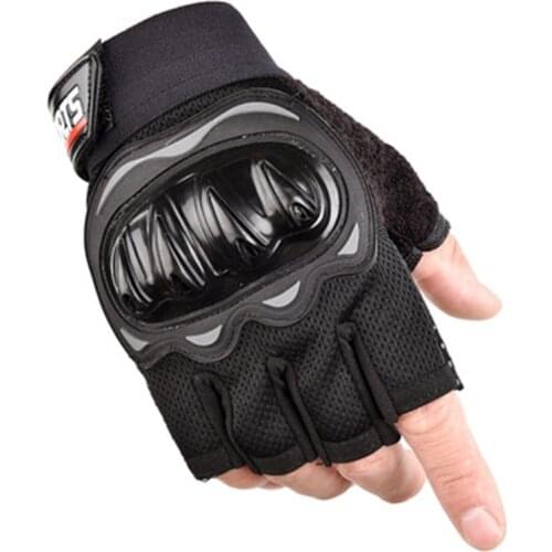Motorcycle Gloves Half Finger guantes luvas Riding Fingerless Biker Gloves Man Women Moto Motorcross Bicycle Cycling Gloves