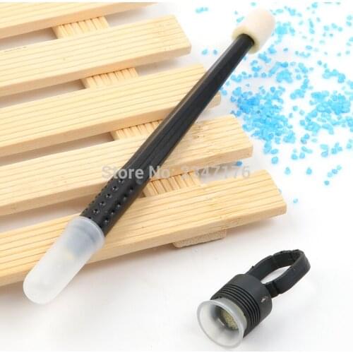 New arrival 50pcs black disposable microblading handpiece tattoo eyebrow pen with PCD 14pin/15M1 double row needle 15pin blades