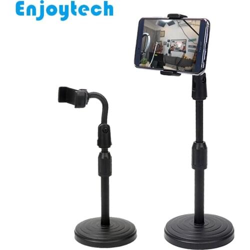 New Arrival Desktop Mounts Holder Tripod for iPhone Xiaomi Huawei Samsung Android Mobile Phones Stands for Video Bloggers