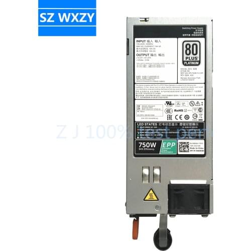 Original For DELL R630 R730 R730XD 750W power supply D750E-S6 0G6W6K CN-0G6W6K 100% Tested Fast Ship