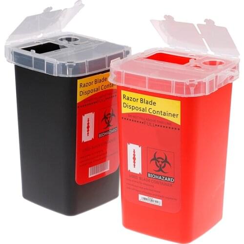 Waste Box Needle Disposal Waste Box For Tattooing Accessories Plastic Disposable Blade Cutter Tattoo Needle Container Collector