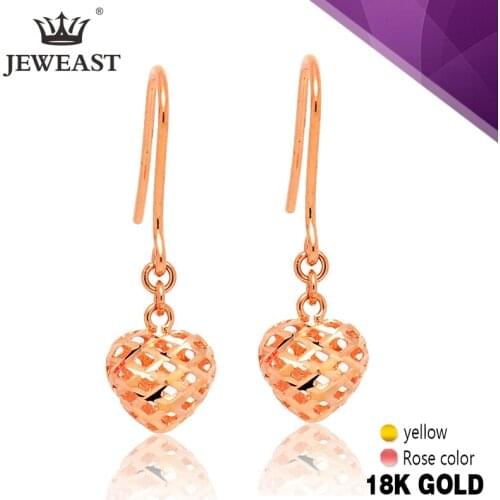JYM 18K Pure Gold Earring Real AU 750 Solid Gold Earrings Nice Elegant Tassel Upscale Trendy Classic Jewelry Hot Sell New 2020