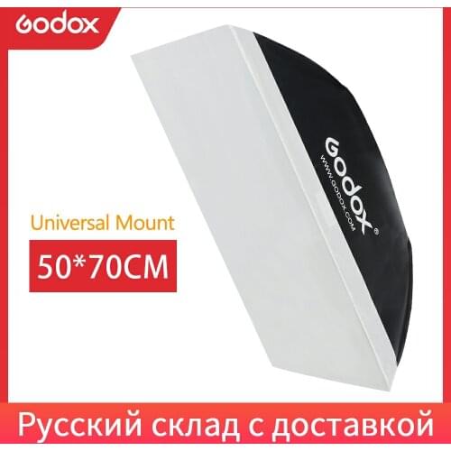 Godox 50x70cm 20"x27" Photo Studio Softbox Soft Box with Universal Mount for E250 E300 K-150A K-180A 300SDI Studio Flash Strobe
