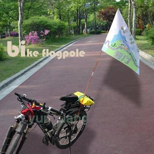 Bicycle Flagpole Road Bike Flagpole Advertising Aiding Propaganda Fleet Tour Street Childrens Bicycle Safety Flag Custom Flag
