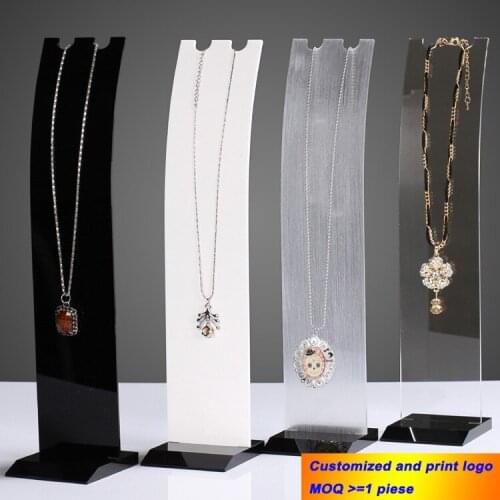 High Quality Acrylic Necklace Display Stand Pendant Showing Rack Bracelet Holder Jewelry Car Decorations Showcase