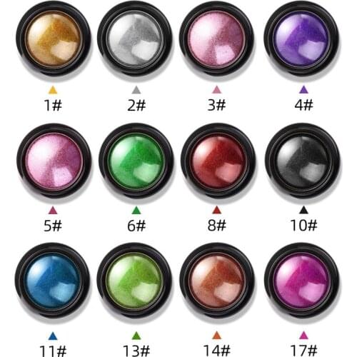 Nail Art Mirror Pigment Powder Glitter Dip Powder UV Gel Polish Decor Supplies SANA889