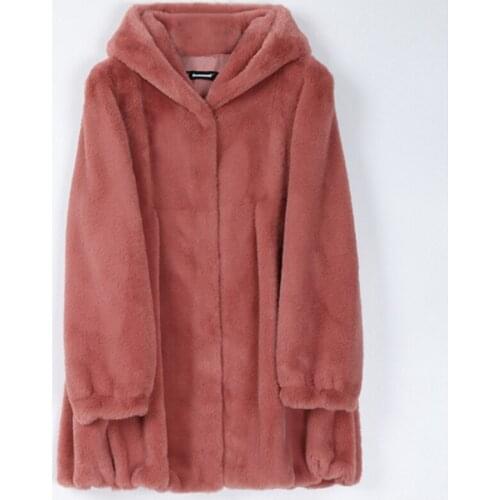 Winter Jackets For Women Elegant Womens Winter Jacket 2021 Casual Quilted Coat For Women Mink Fur Artificial Fur Coat Fashion