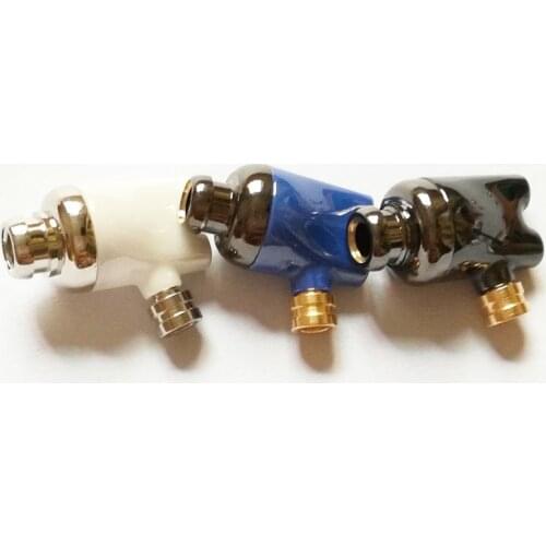 1 Pair MMCX Ceramic Earphones Shell for 7-8mm Speaker Unit Earphone DIY for IE800 Shell Housing Case