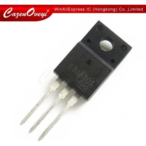 10pcs/lot K8A60DA TK8A60DA TO-220F 600V 7.5A In Stock