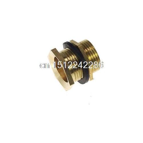 2PCS 1" BSPP Brass Pipe Swivel Fitting Nut Water Tank Connectors