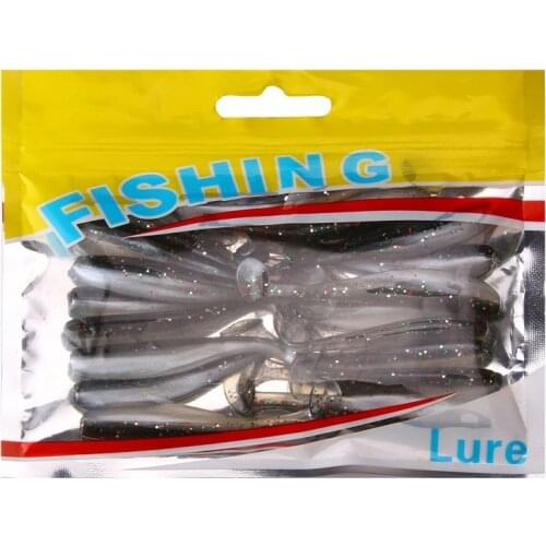 20 Pcs 6.5cm 1.9g Wobblers Fishing Lures Easy Swim Baits Silicone Soft Bait Double Color Carp Artificial Soft Lure Carp Fishing