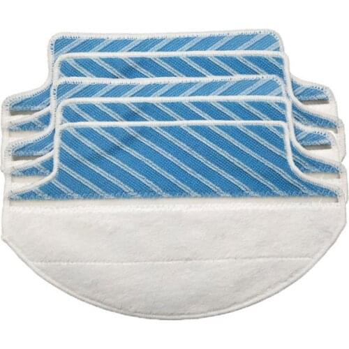 5pcs/lot Vacuum Cleaner Mop Cleaning Cloth Mop Replacements Parts for Ecovacs DEEBOT DT85 DT83 DM81 DM85 DM86 SDT85G