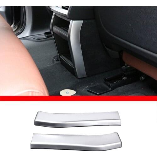 ABS Car Styling Rear Air Conditioning Outlet Vent Cover Trim Strips for BMW X5 X6 F15 F16 2014-2018 Car Accessories 2 Style
